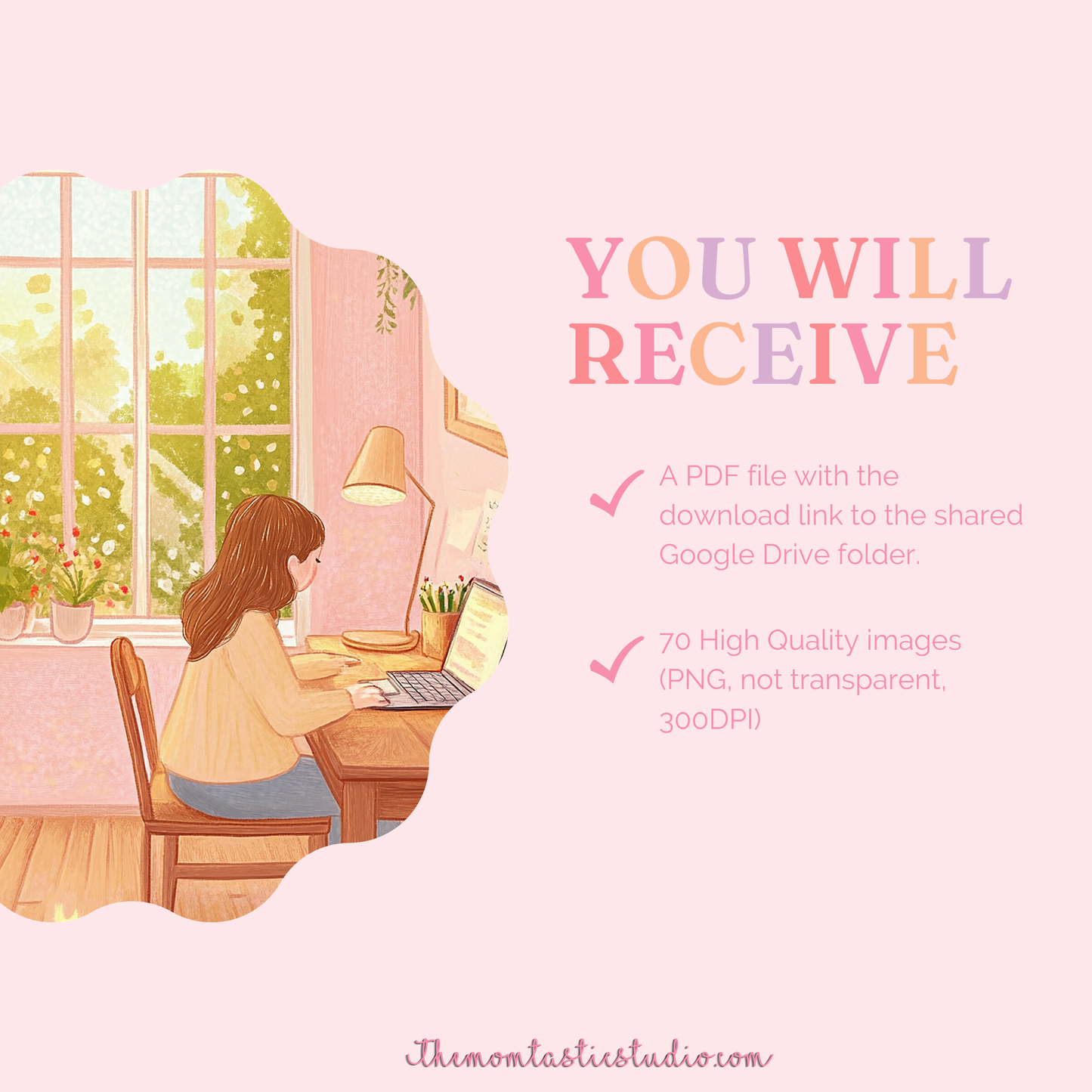 Cozy Home 2 Illustration Set - 300 DPI – Instant Download – Commercial Use
