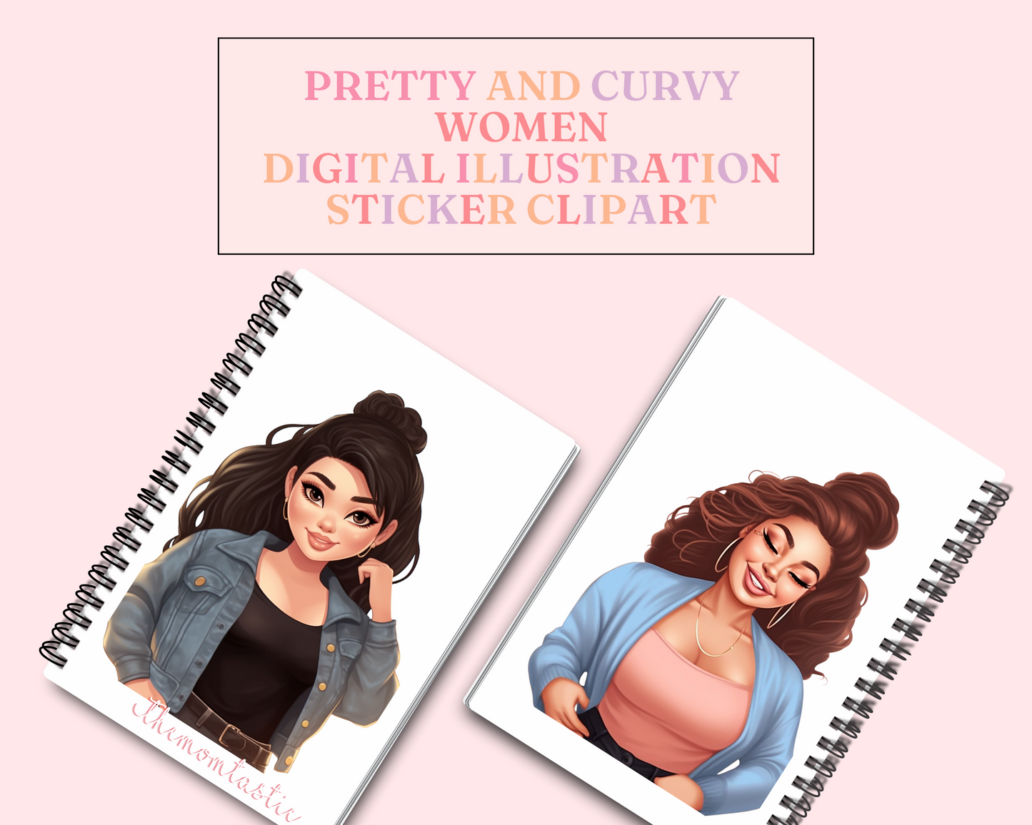 Pretty and Curvy Women – High-Quality PNG - Transparent Background - Commercial Use