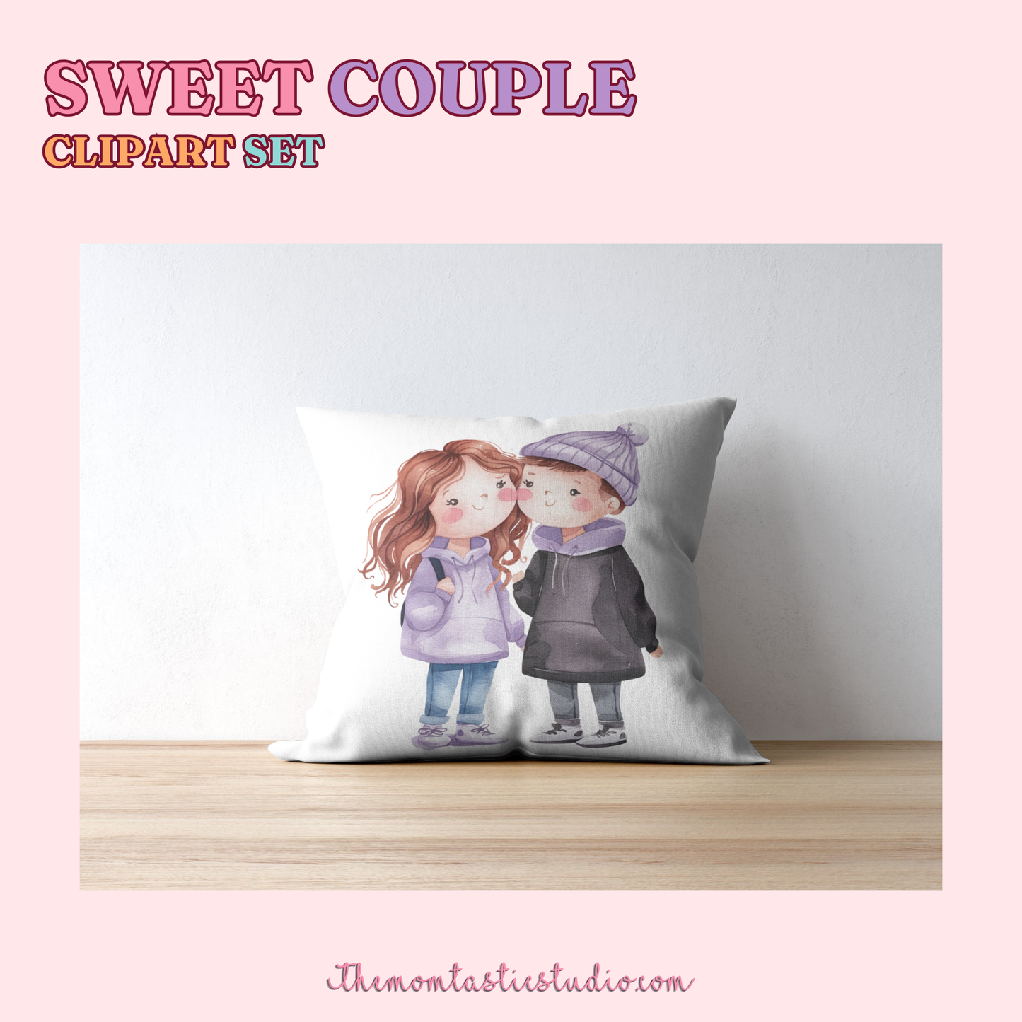 FREE Sweet Couple Clipart Set - 300 DPI – Instant Download – Commercial Use (Transparent Files)