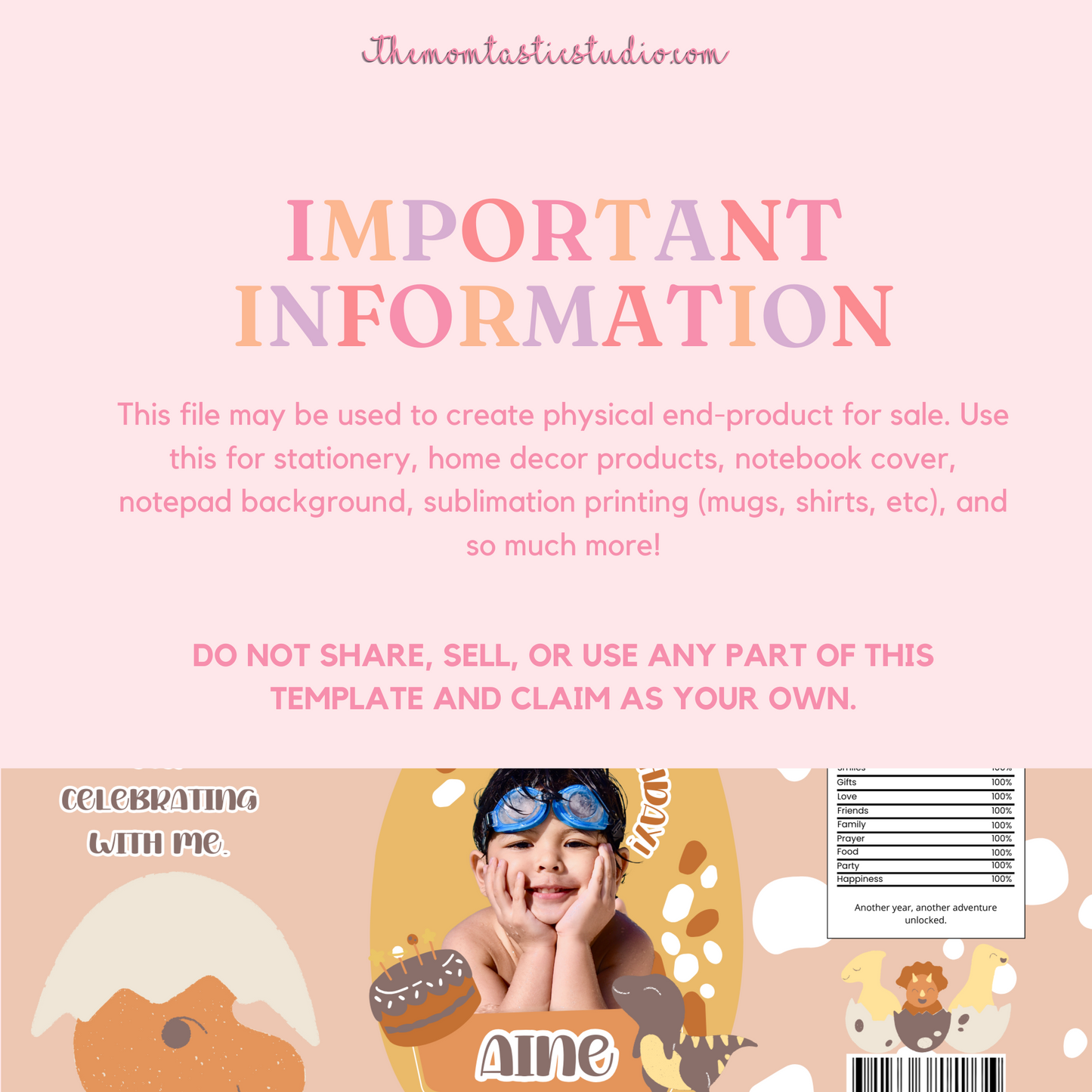 Birthday Boy Chip Bag Template – A4 Size – PDF - Canva Template