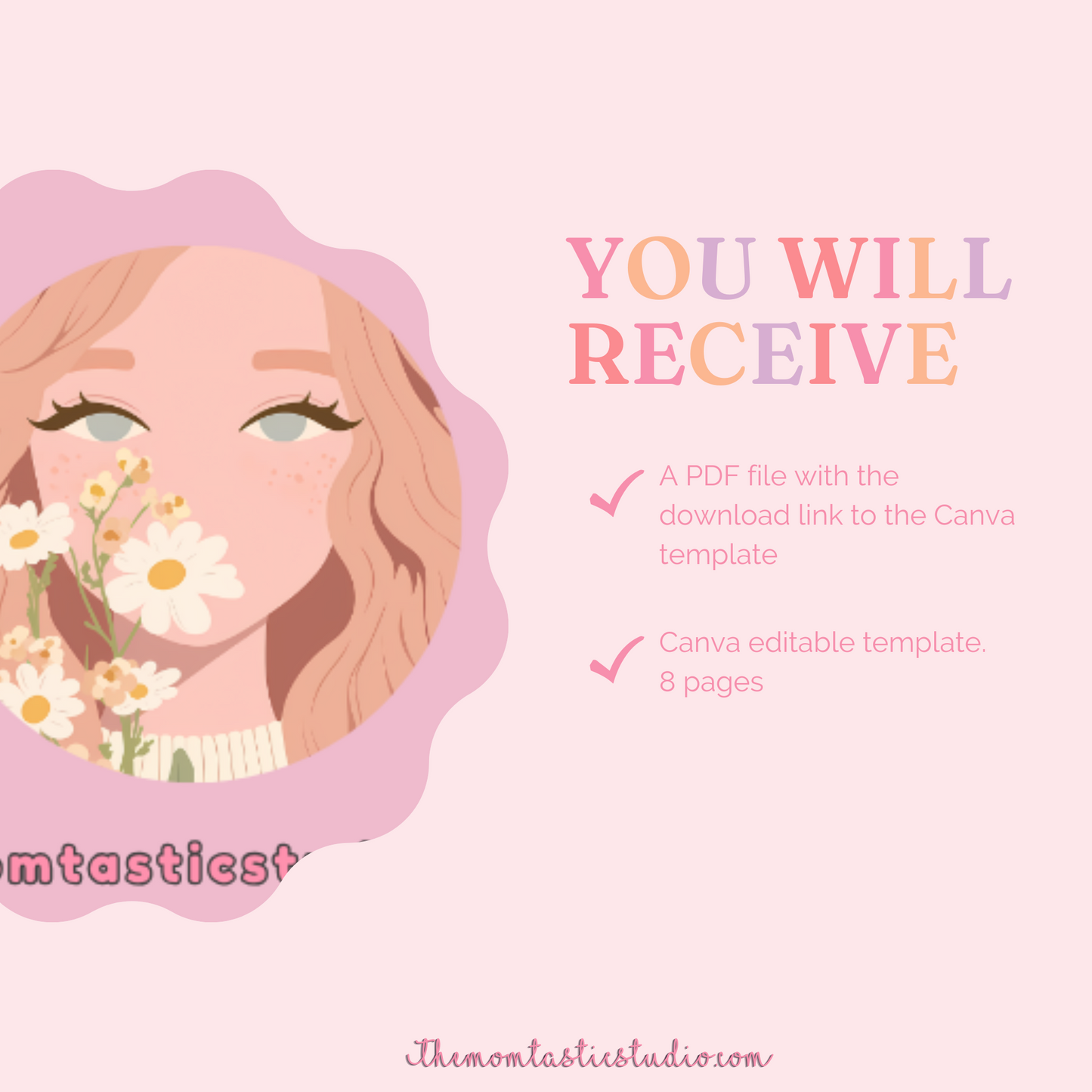 Pastel Online Store Editable Canva Template – Instant Download