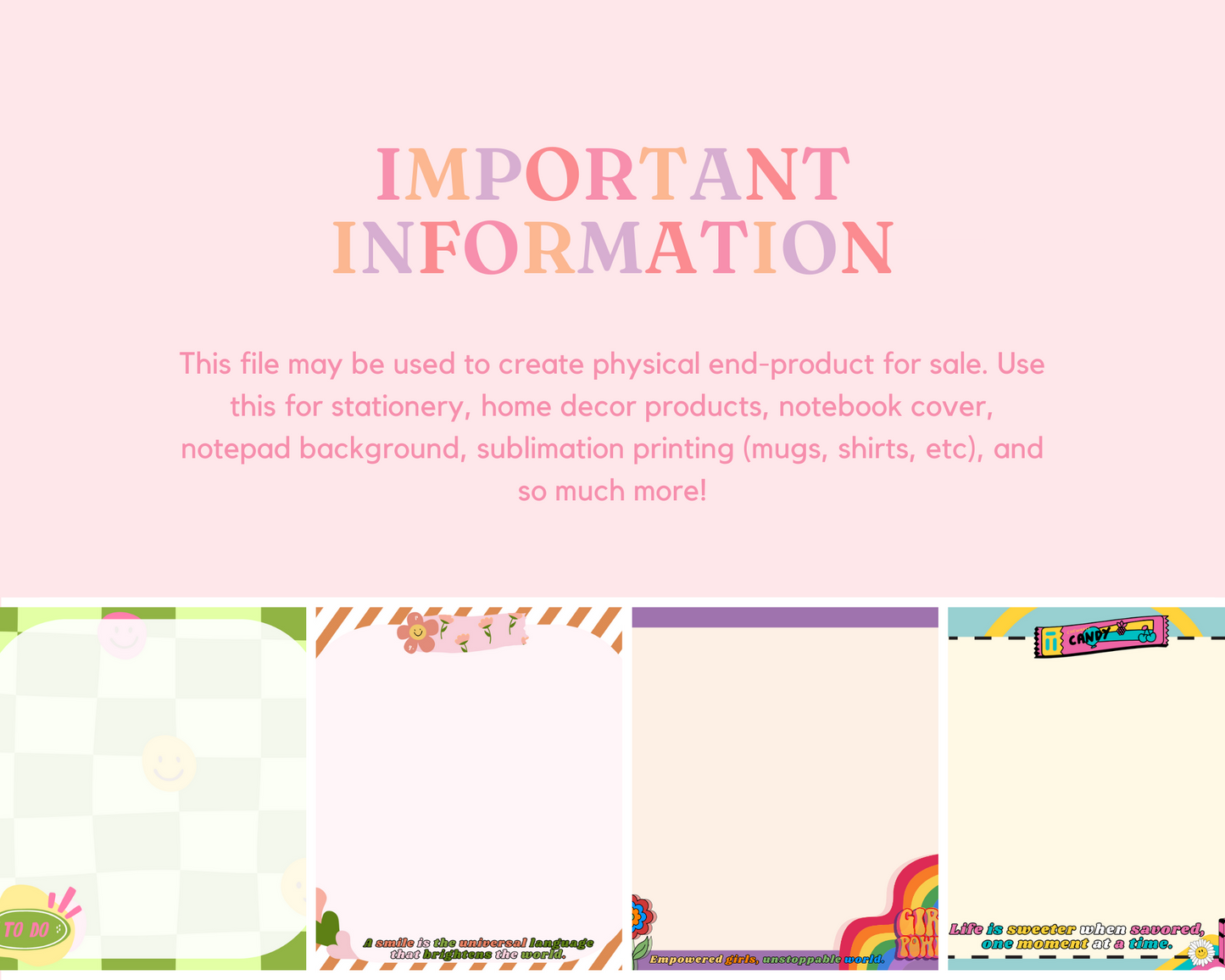 Retro Memo Pad – Canva Template (3.5x3.5 inches) – Instant Download – Commercial Use