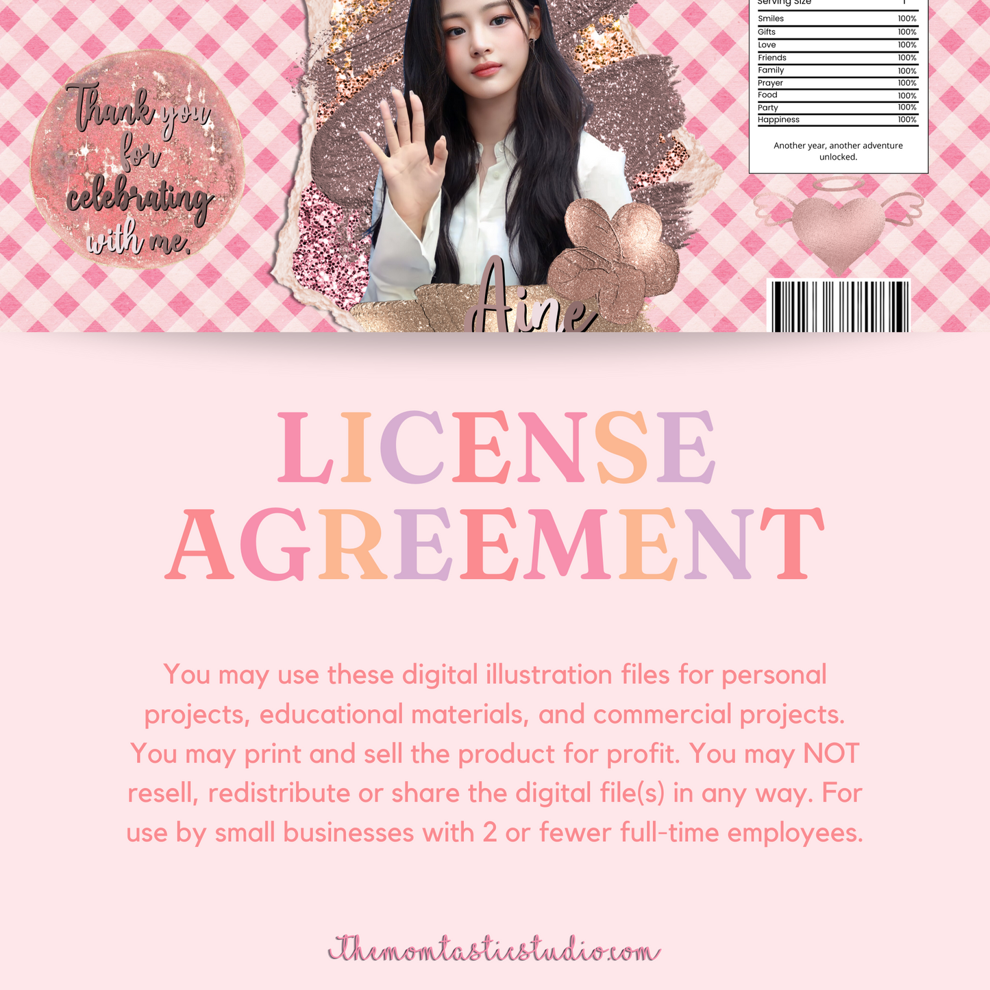 Birthday Girl Chip Bag Template – A4 Size – PDF - Canva Template