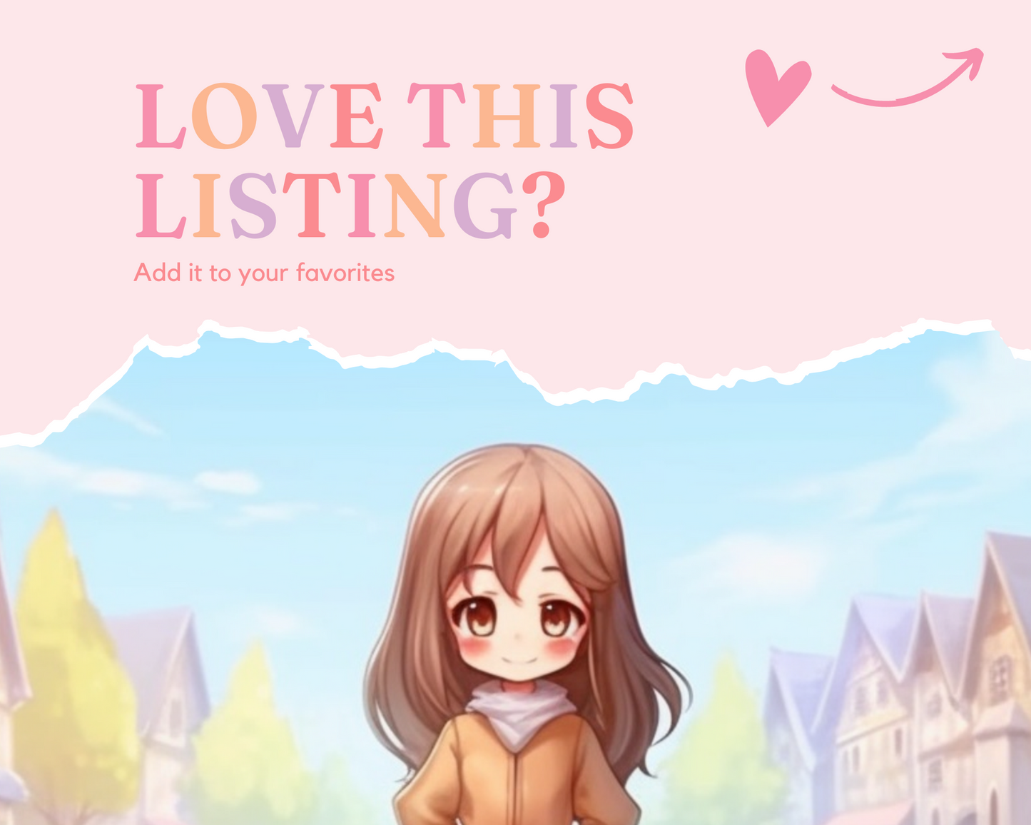 FREE Beautiful Life Chibi Girls Illustration β Commercial Use