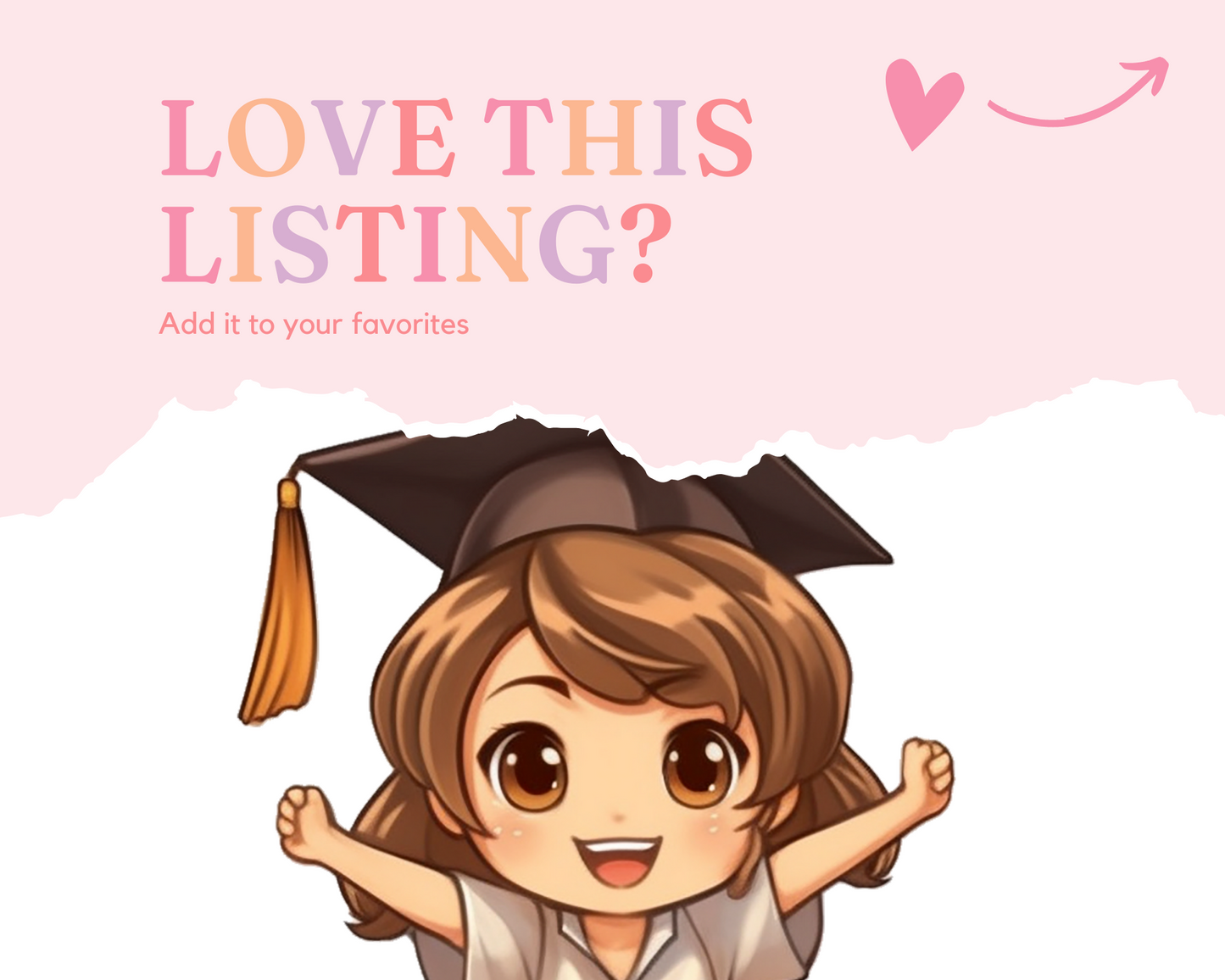 Graduation Series Cute Chibi Kids – High-Quality PNG - Transparent Background - Commercial Use