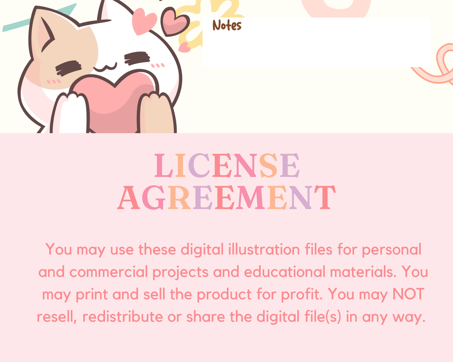 2024 Template | Kawaii Calendar Printable | Canva Editable | Commercial Use