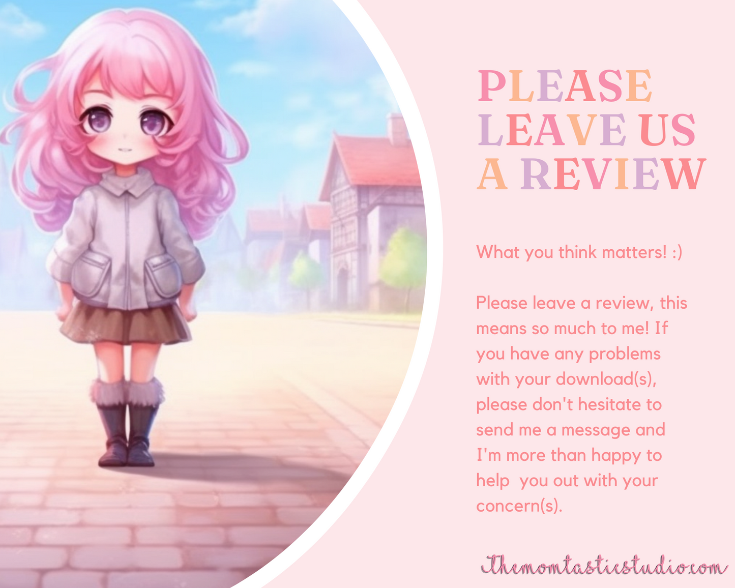 FREE Beautiful Life Chibi Girls Illustration β Commercial Use