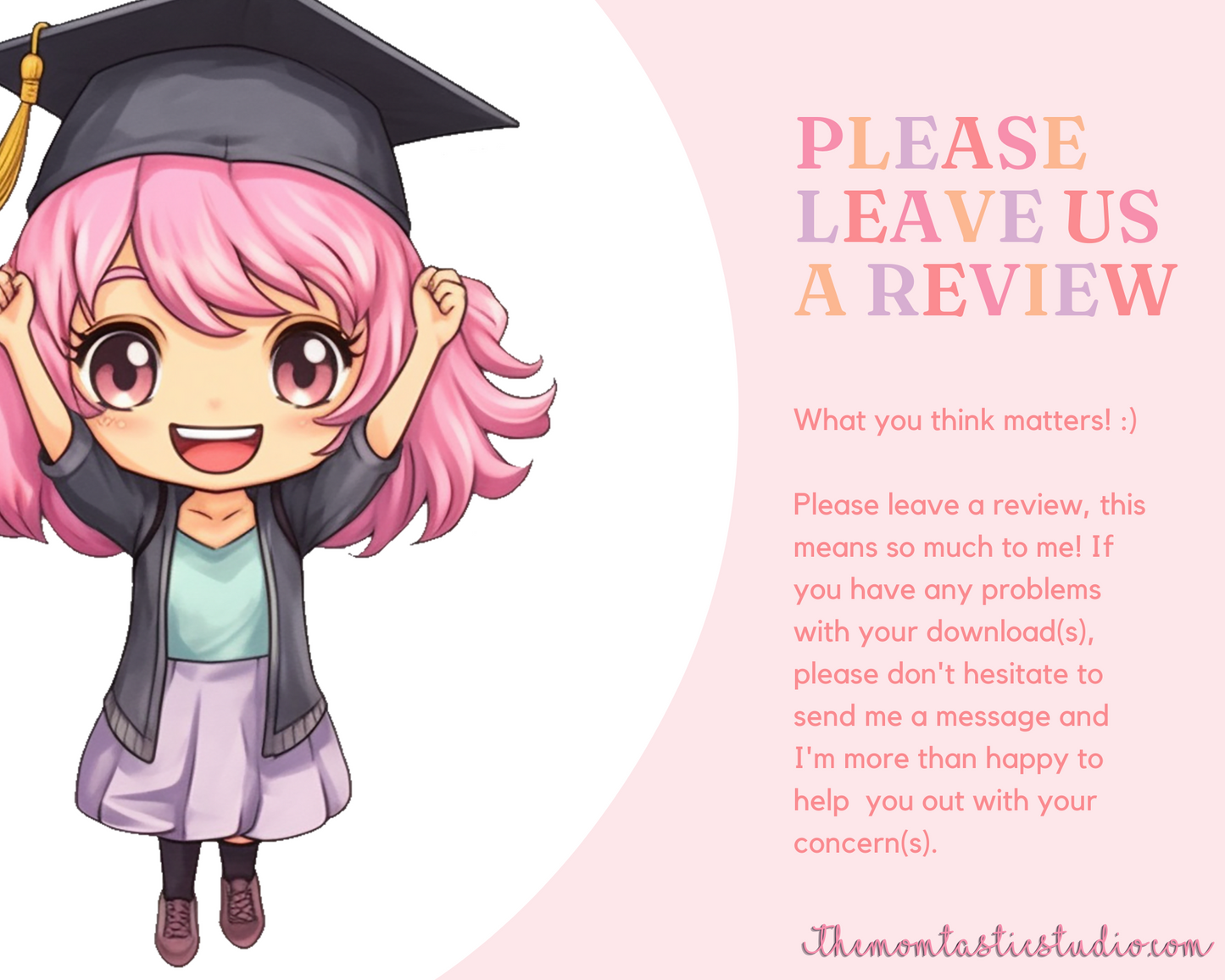 Graduation Series Cute Chibi Kids – High-Quality PNG - Transparent Background - Commercial Use