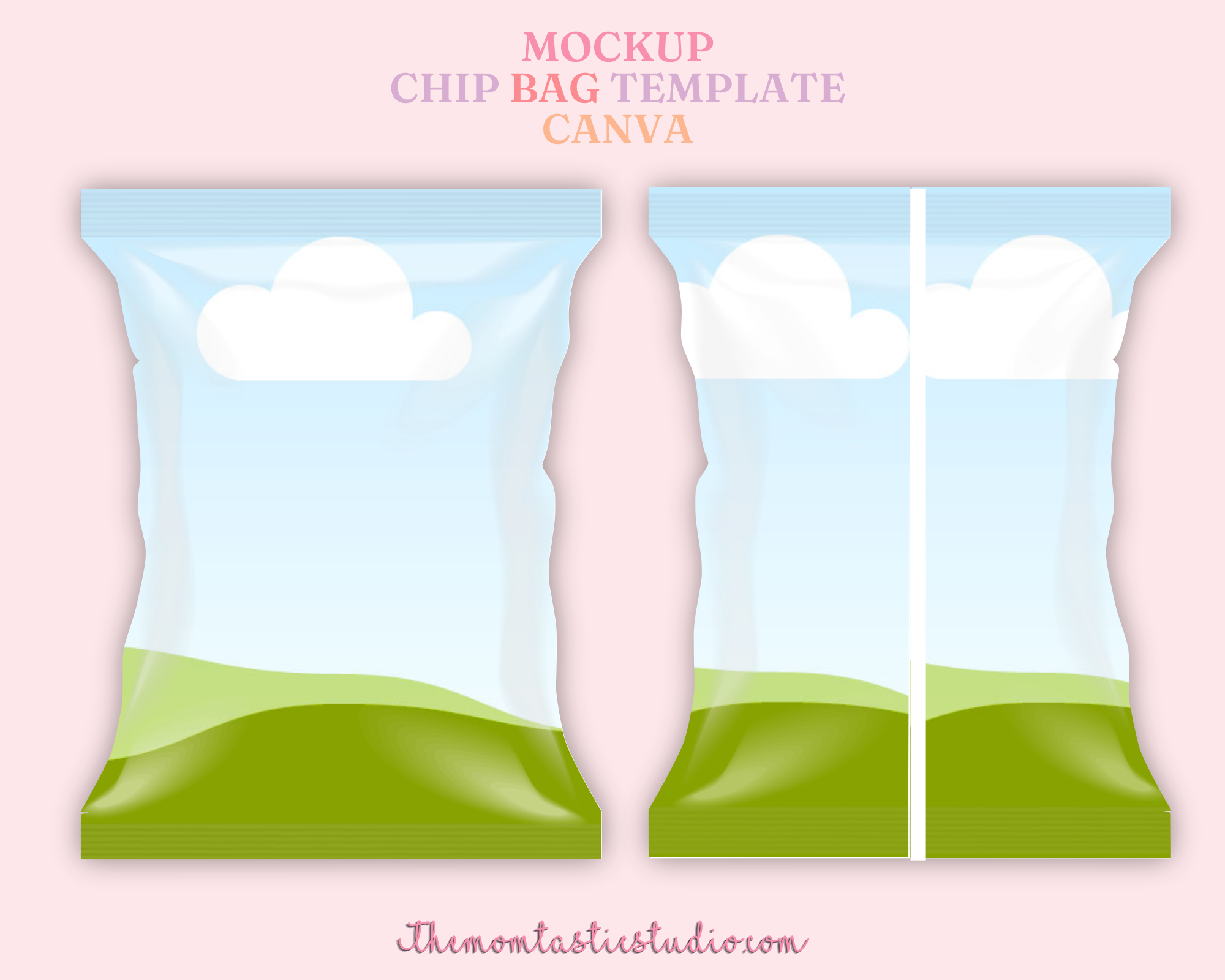 Chip Bag Mockup Template Canva The Momtastic Studio Chip Bag Mockup Template Canva The Momtastic Studio