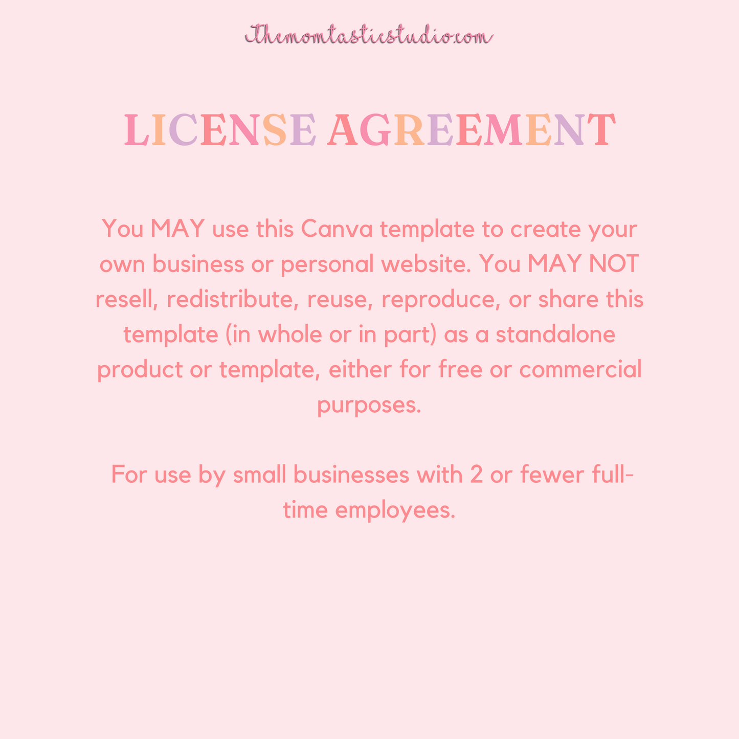 Pastel Online Store Editable Canva Template – Instant Download