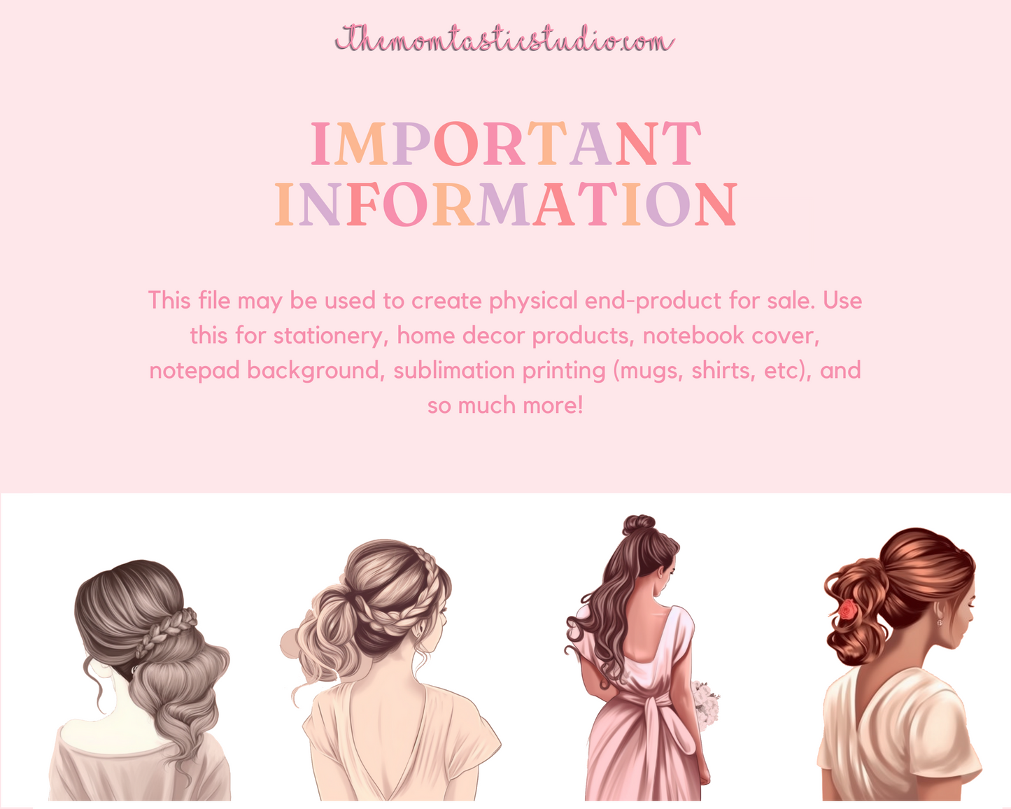 Minimalist Woman Illustration – Printable – Instant Download – High-Quality PNG - Transparent Background - Commercial Use