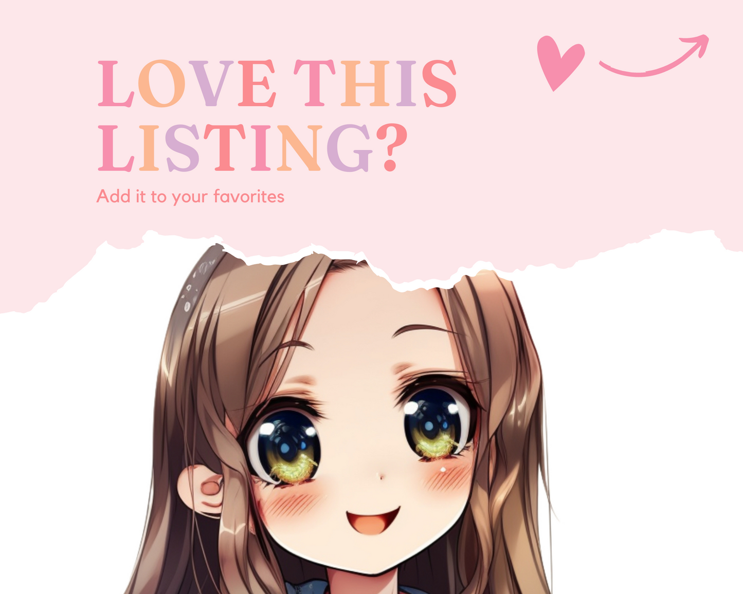 Cute Girls, Chibi Digital Illustration for Commercial Use Set 1