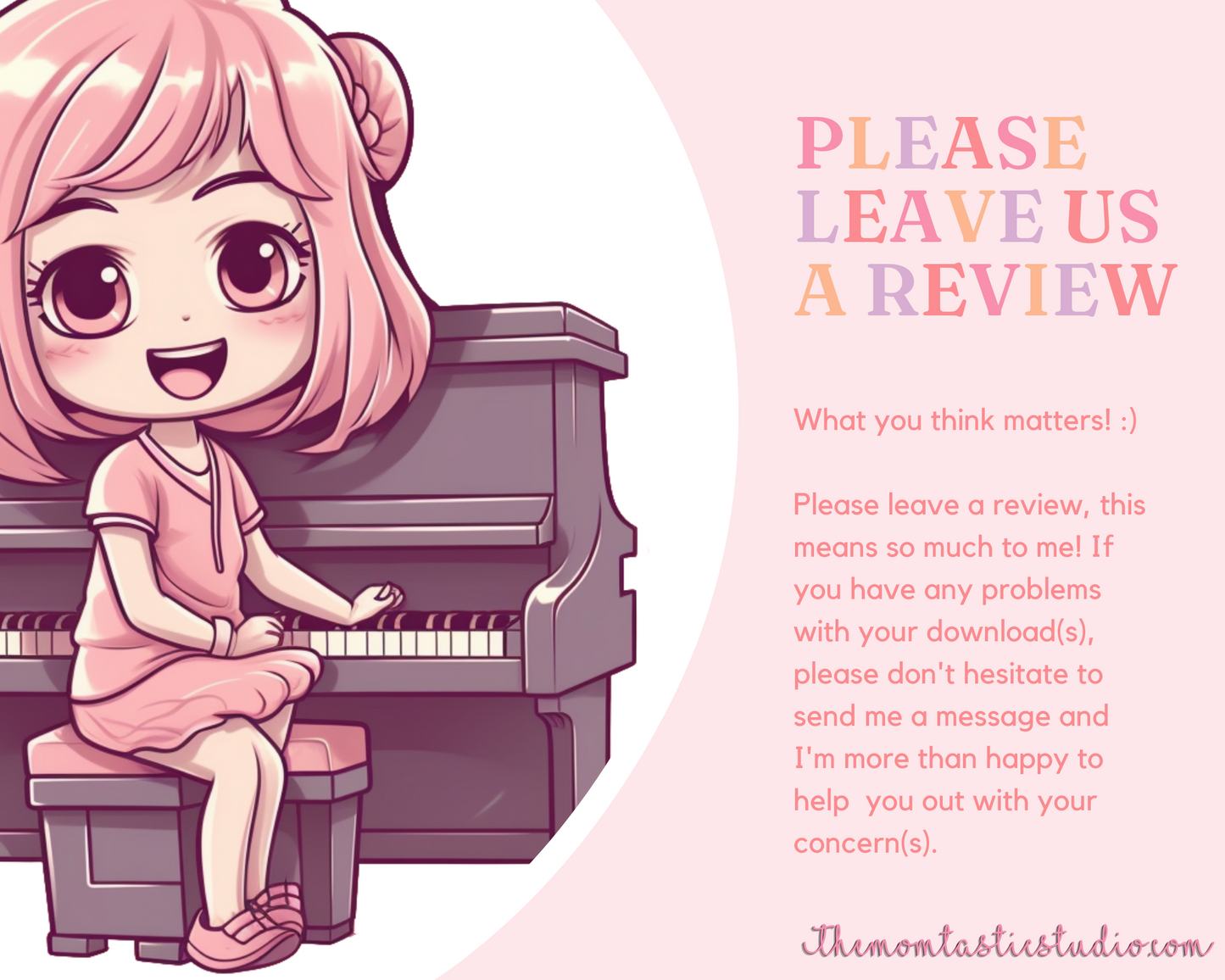 Pretty in Pink Chibi Girls Stickers Clipart – Printable – Instant Download – High-Quality PNG - Transparent Background - Commercial Use