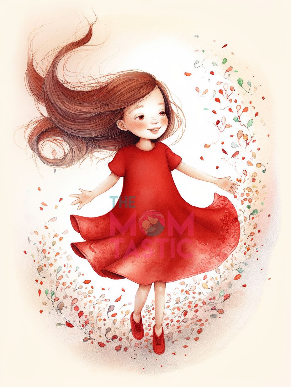 Fairytale Girls Cute Chibi Illustration - Watercolor - Pastel Background - Digital Illustration - for Commercial Use