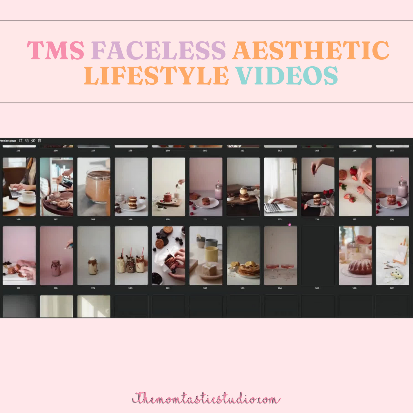 [1300+ Bundle] Aesthetic Faceless Lifestyle Videos