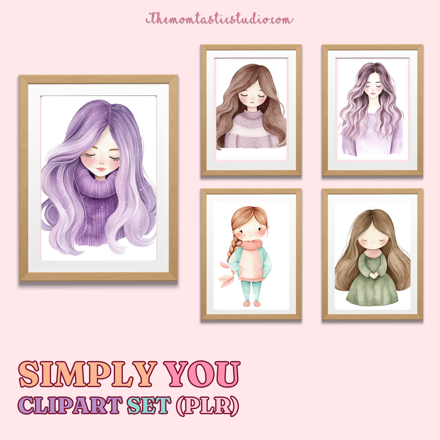 Simply You Clipart Set – Instant Download – PLR (Rights to Resell)