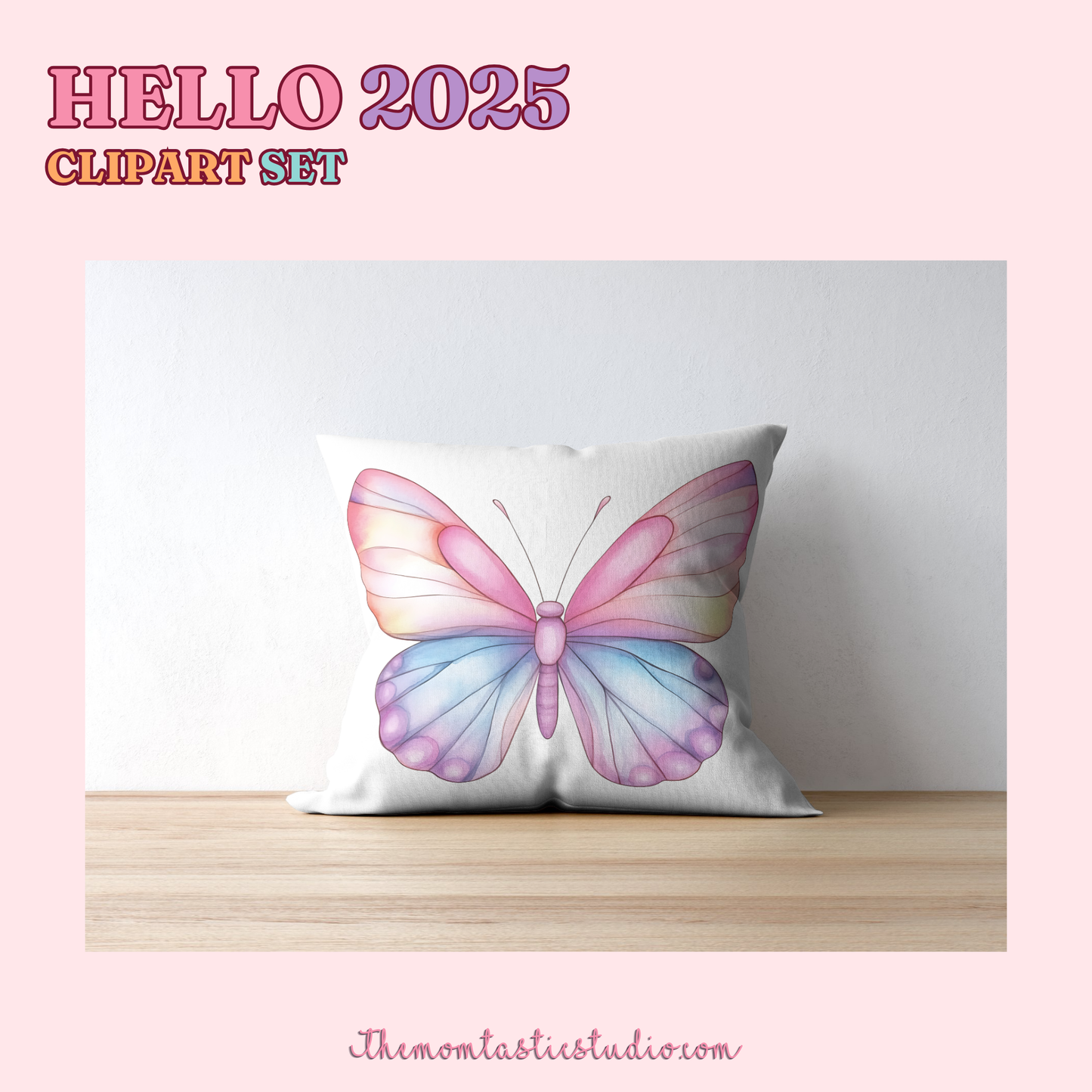 Soft Wings Butterfly Clipart Set - 300 DPI – Instant Download – Commercial Use (Transparent Files)