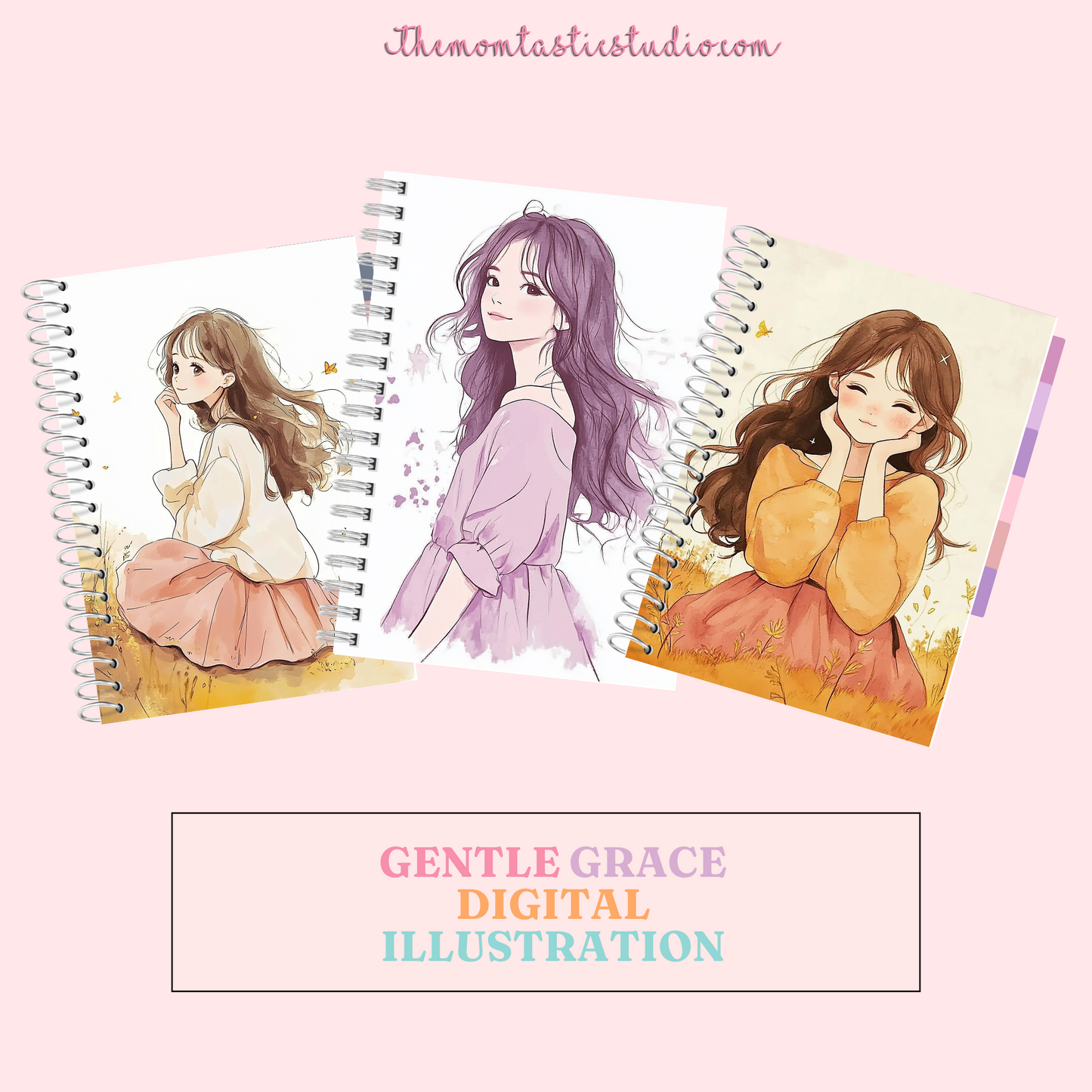 Gentle Grace Illustration - 300 DPI – Instant Download – Commercial Use