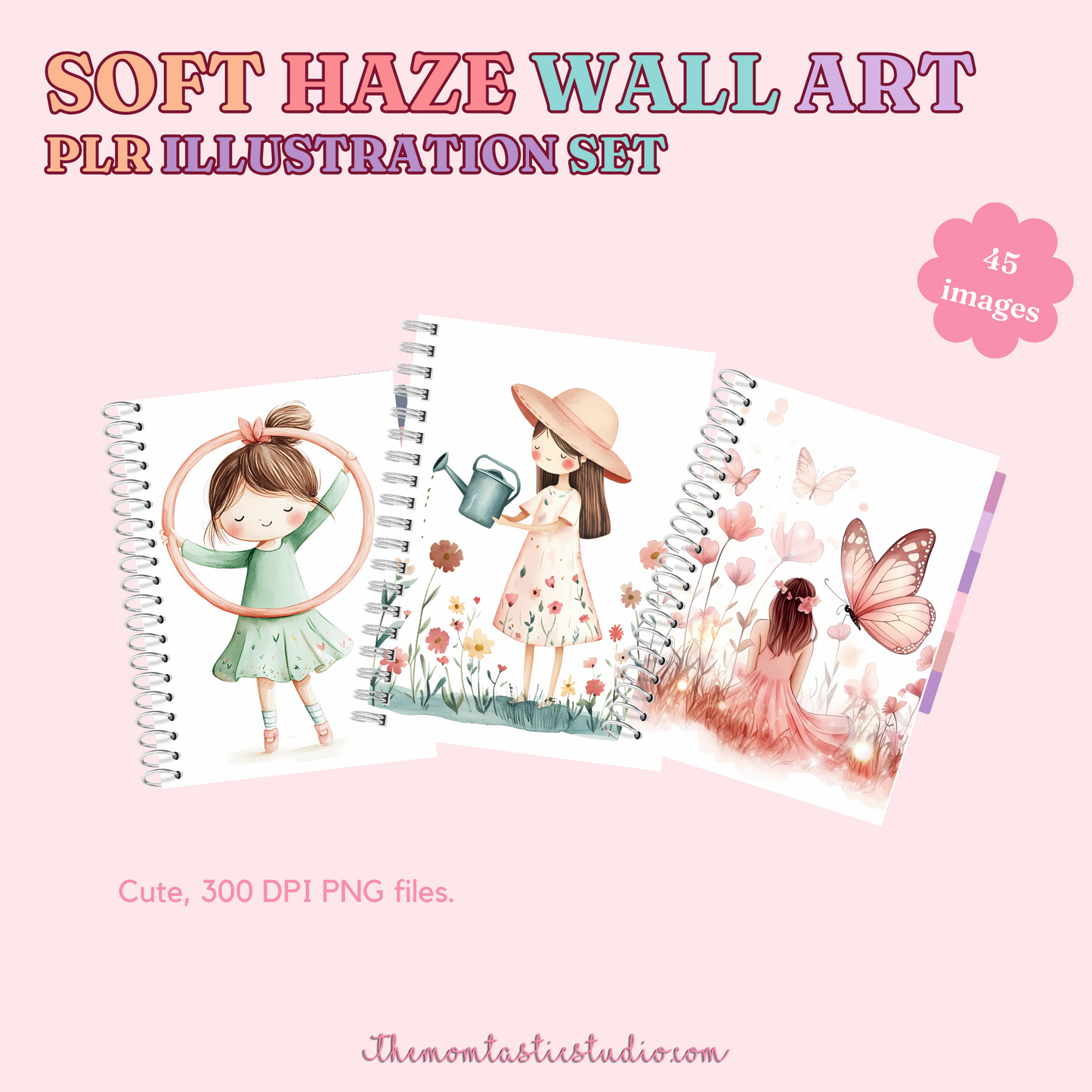 Soft Haze Wall Art Prints - 300 DPI – Instant Download – PLR (Rights to Resell)