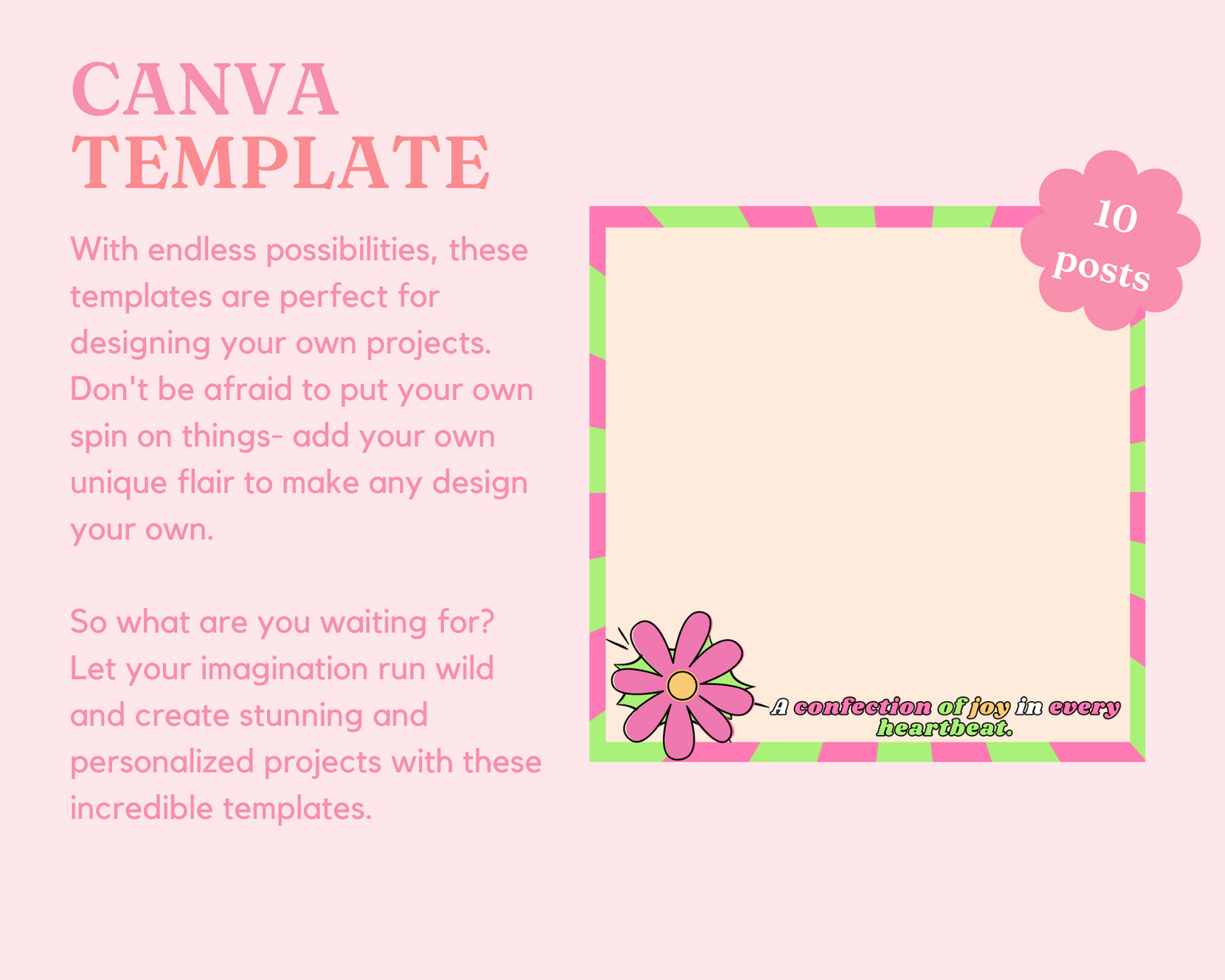 Retro Memo Pad – Canva Template (3.5x3.5 inches) – Instant Download –  Commercial Use