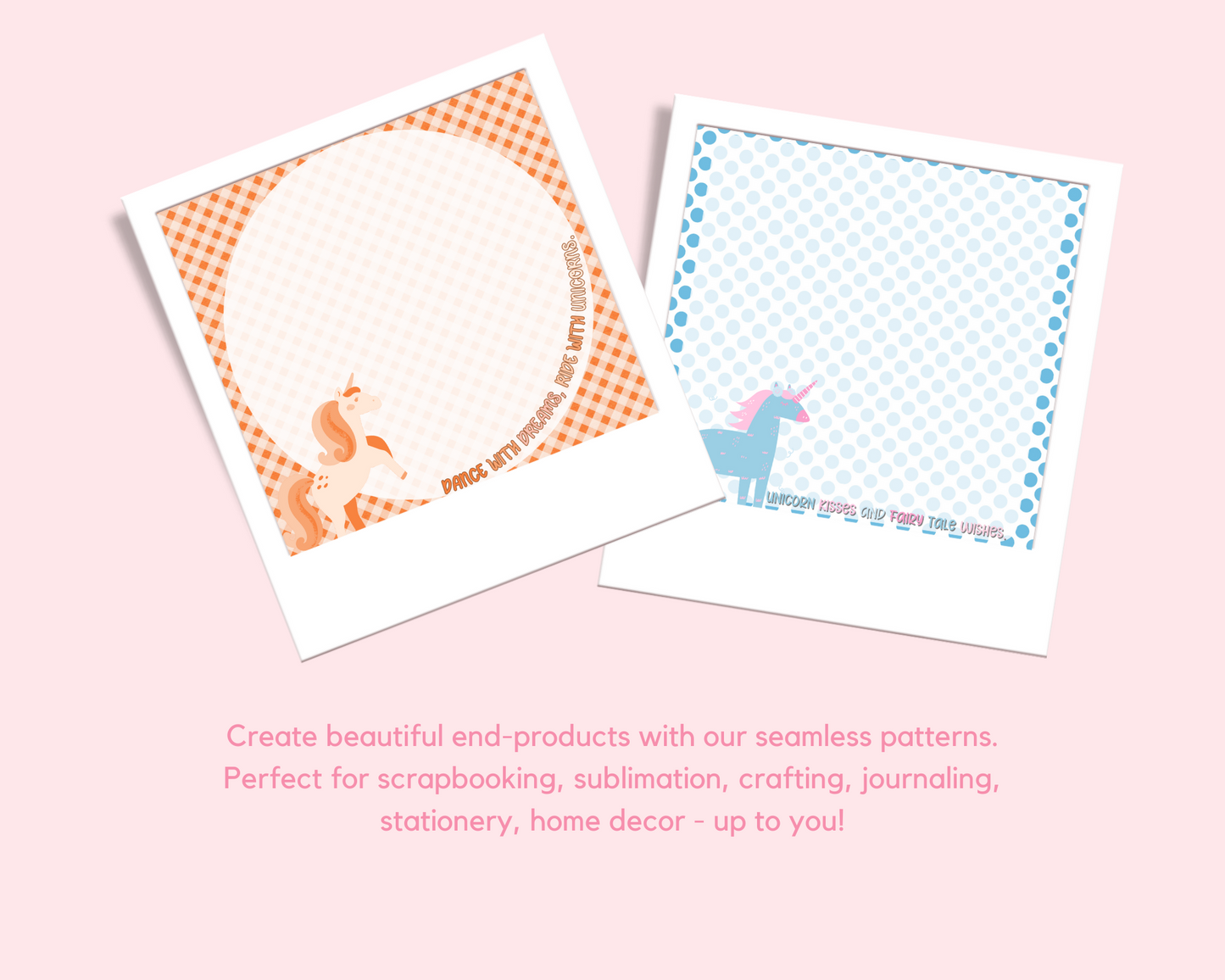 Unicorn Themed Notepads - Canva Editable Template (3x5 x 3.5in) - Commercial Use