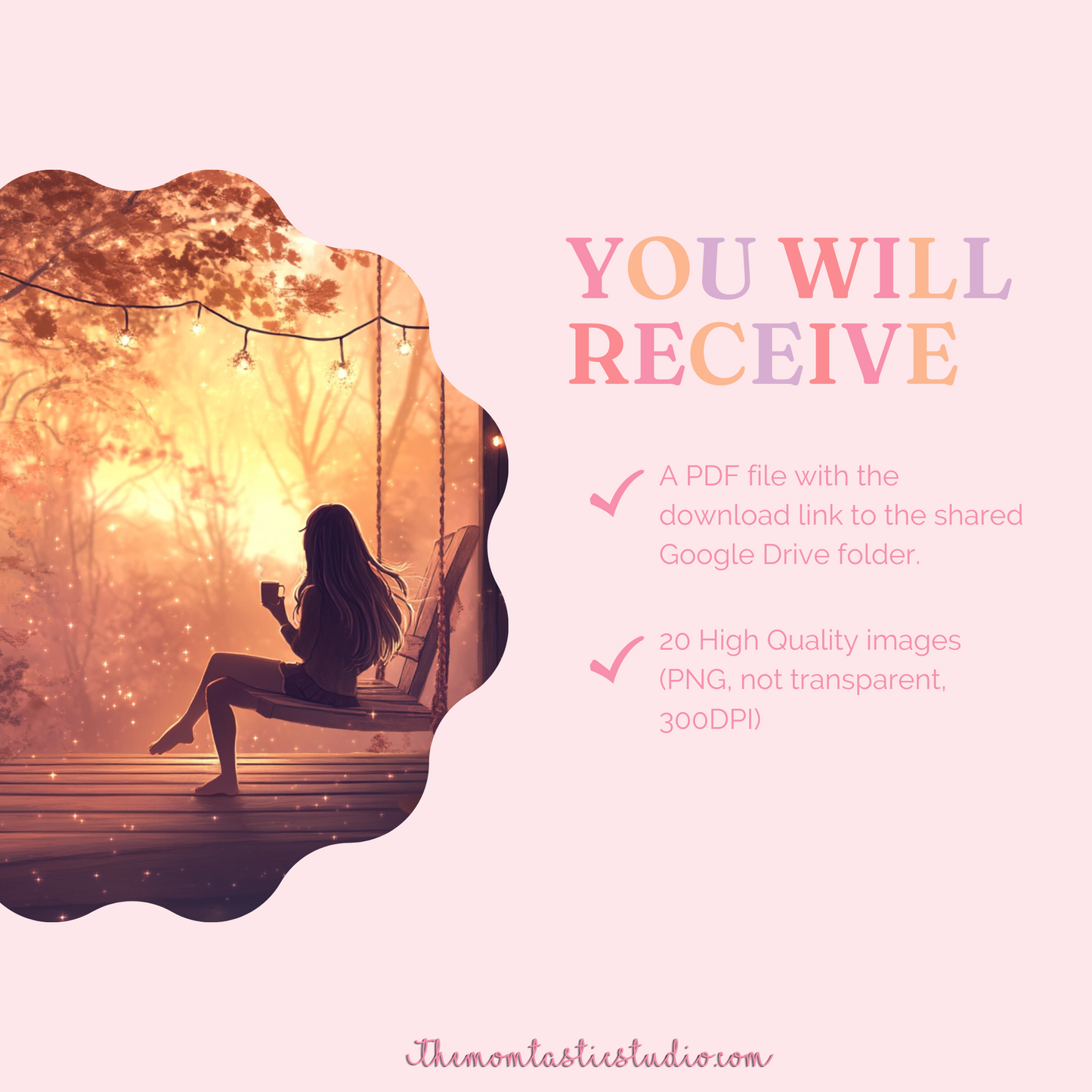 Introvert's Dream Illustration Set - 300 DPI – Instant Download – Commercial Use