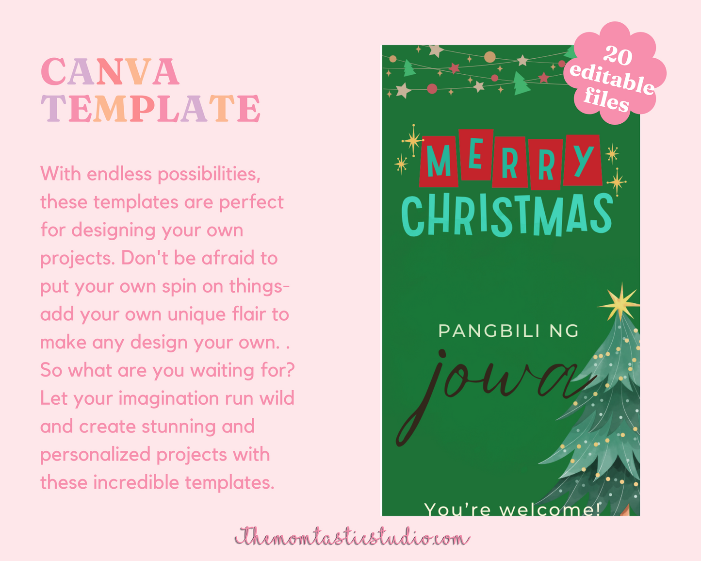 Witty and Funny Christmas Money Envelope Template – A4 Size - Canva Template