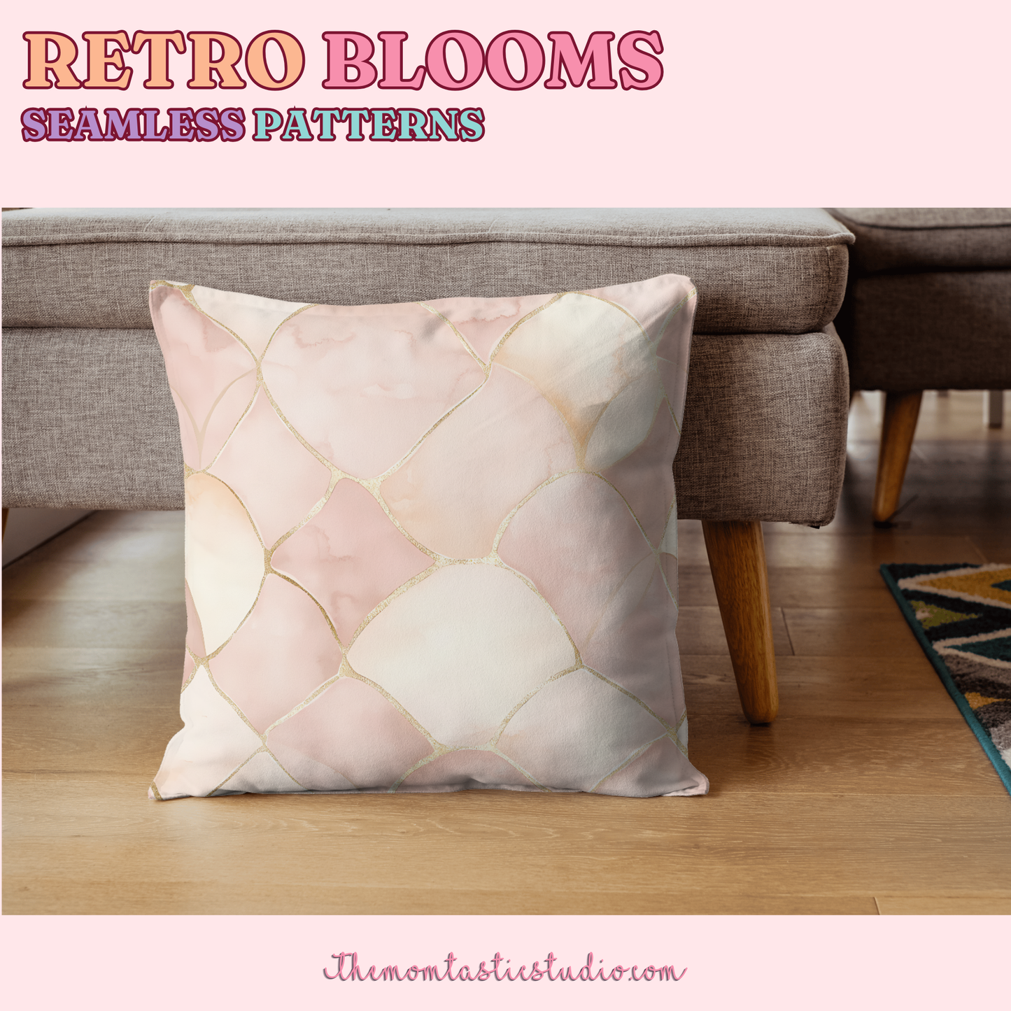 Neutral Muse Seamless Patterns for Commercial Use, Digital Paper - 300 DPI