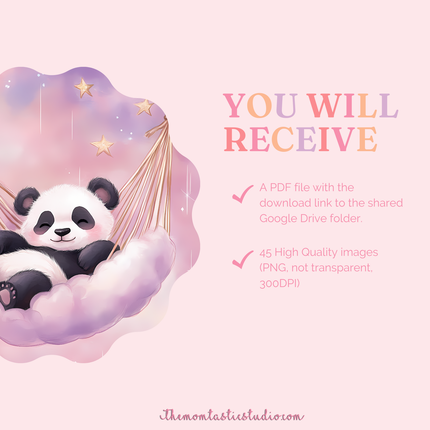 Lullaby Creatures Illustration Set - 300 DPI – Instant Download – Commercial Use