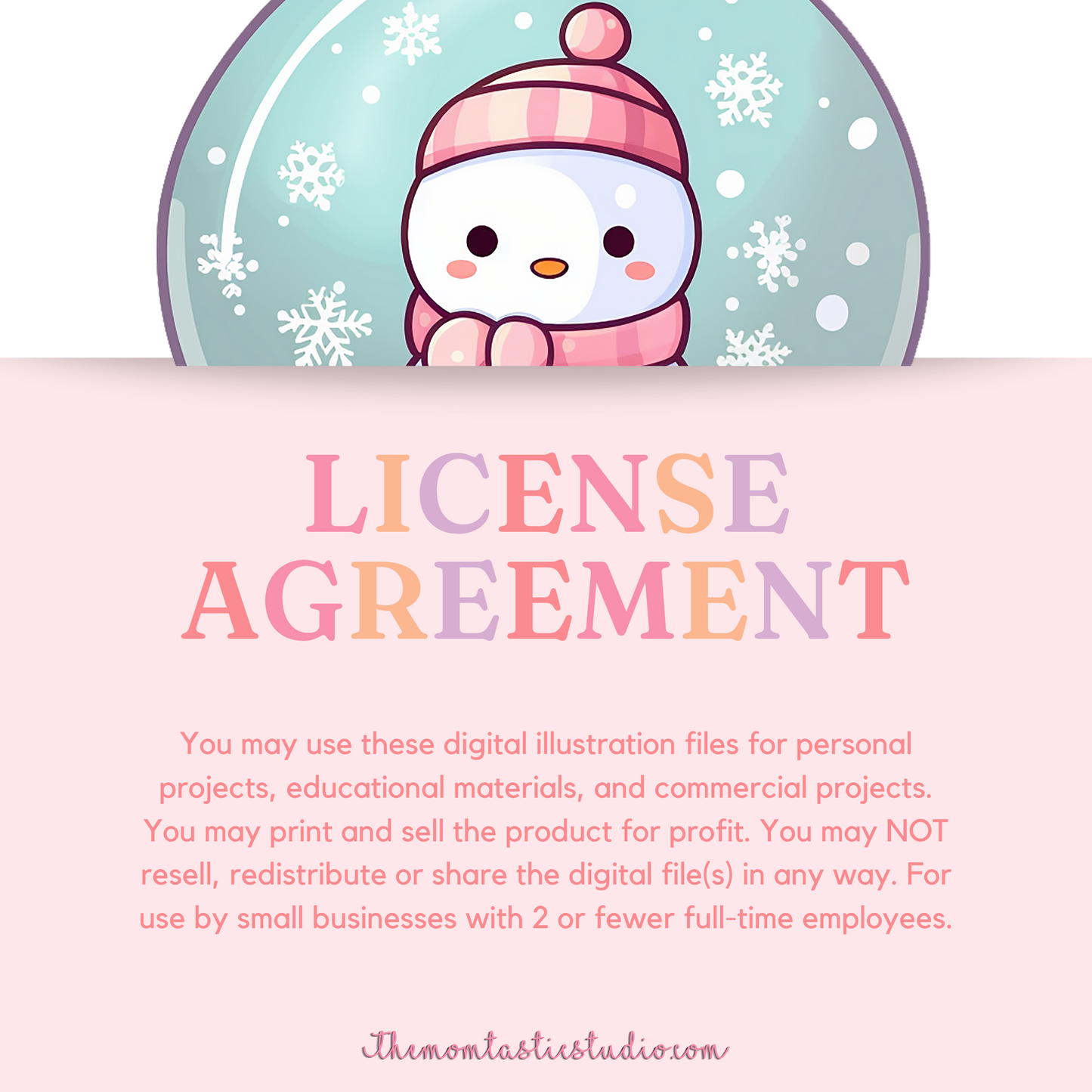 Cute Kawaii Christmas Cliparts – High-Quality PNG - Transparent Background - Commercial Use