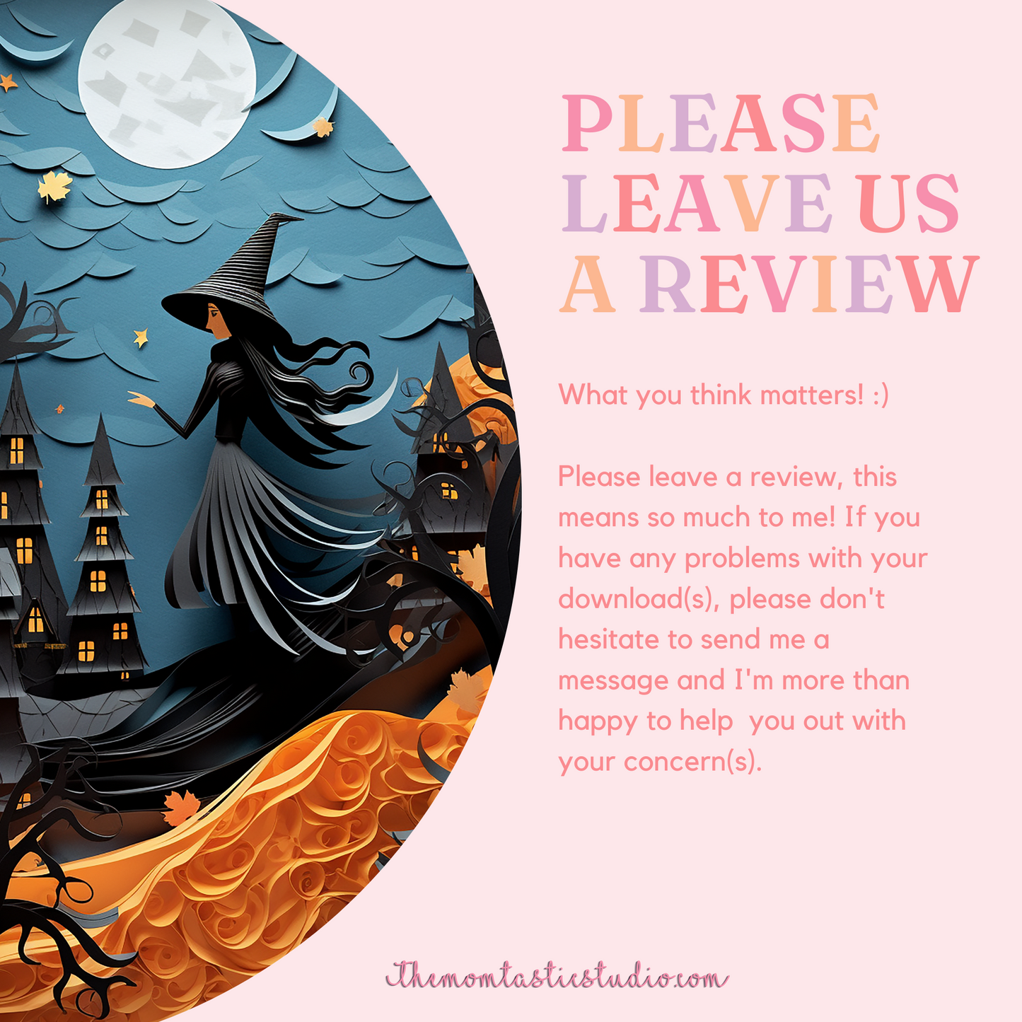 Tricks, Treats and Tales - Halloween Digital Illustration | Commercial Use | Spooky | For Notebooks, Chipbags, Sublimation