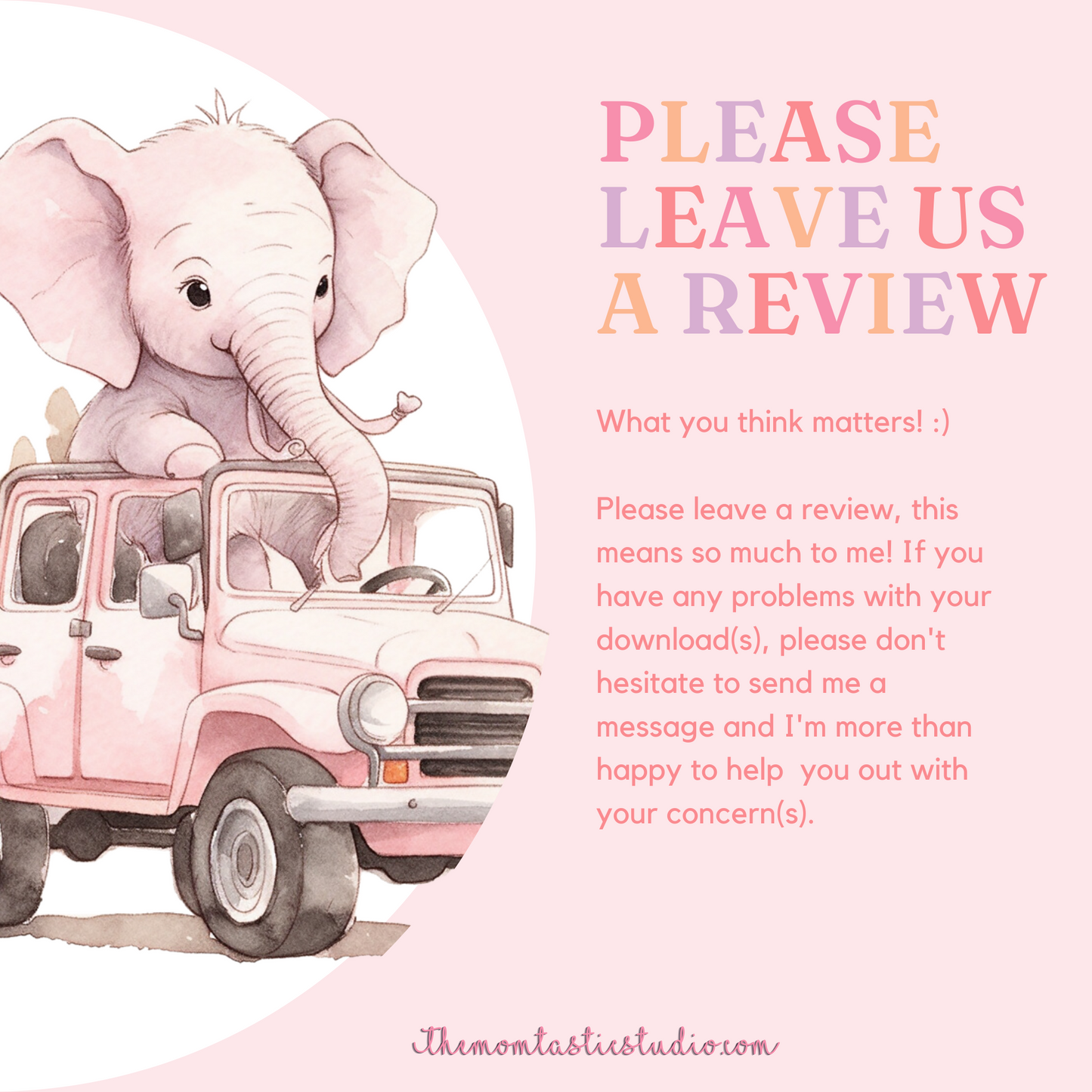 Pink Blush Safari Animals – Clipart Set - High-Quality PNG - Transparent Background - Commercial Use