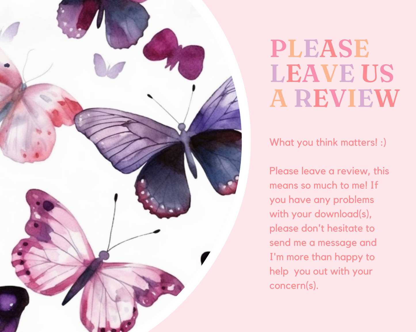 Purple Butterfly Seamless Pattern – Watercolor Pattern – Commercial Use – Pastel Digital Paper – Instant Download – Whimsical & Enchanting Designs